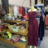 Clothes and assorted donations at the Mustard Seed of Central Florida.
