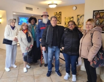 Lineup of residents attending the 2025 Photography Workshop.