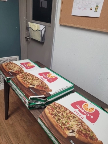 Assorted Pizza Boxes.